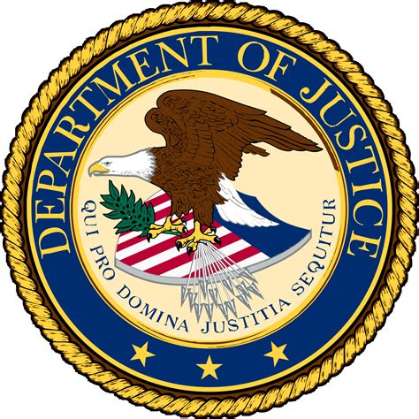 department  justice logo png transparent svg vector freebie supply
