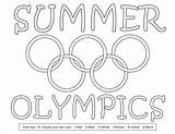 Coloring Olympics Games sketch template
