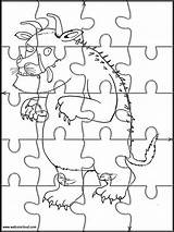 Gruffalo Jigsaw Stampare Printables sketch template