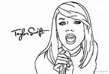 Swift Taylor Coloring Pages Clipart Printable Kids Color Print sketch template