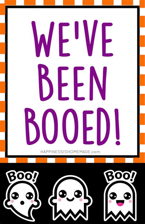 youve  booed  halloween printables happiness  homemade