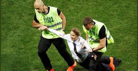 World Cup Pitch Invaders Pussy Riot Spend Night In Russian Jail