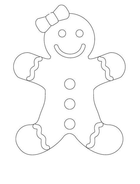 coloring pages gingerbread girl  getcoloringscom  printable