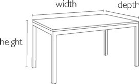 standard recommended height    table     standard recommended height