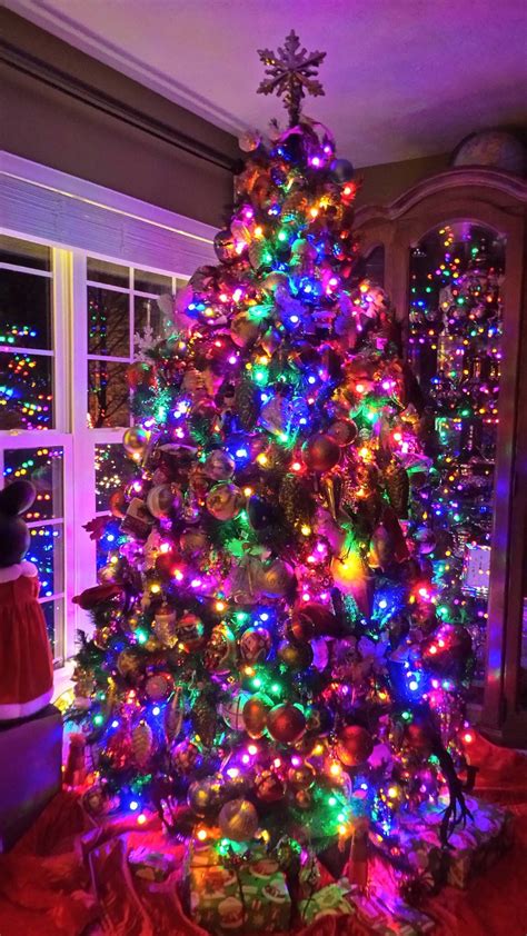 beautiful colorful christmas tree colorful christmas tree christmas