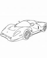 Ferrari Coloring Car Racing Topcoloringpages Getdrawings Drawing sketch template