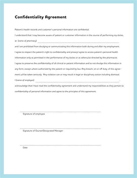 simple confidentiality agreement  examples format  examples