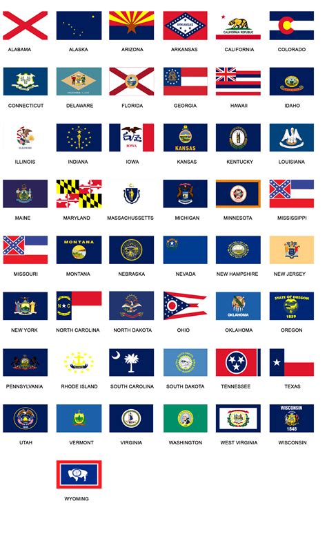 state flags  wings