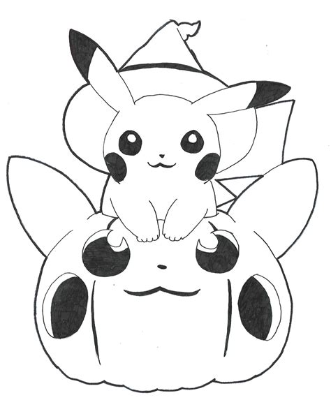 pikachu halloween coloring pages pikachu coloring pages