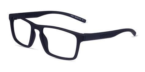 First Rectangle Navy Glasses For Men Eyebuydirect