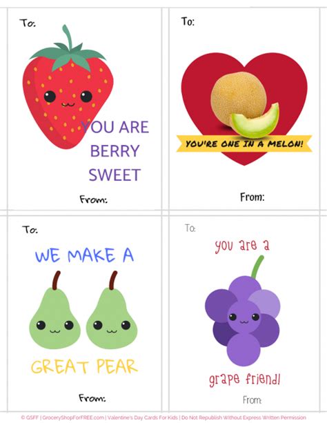printable valentines day cards  kids  gsff