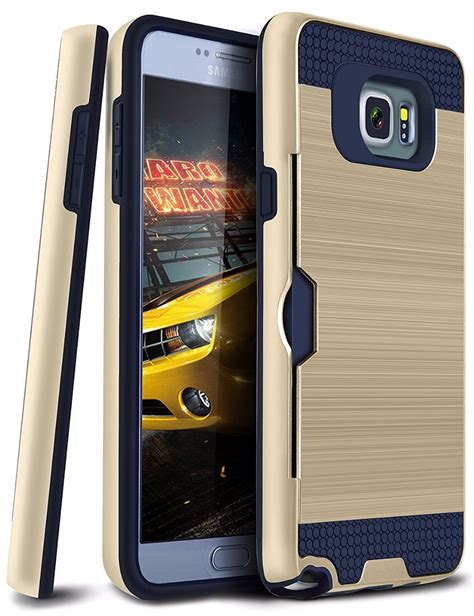 samsung galaxy note  case  samsung note  case cover card slot metallic color armor