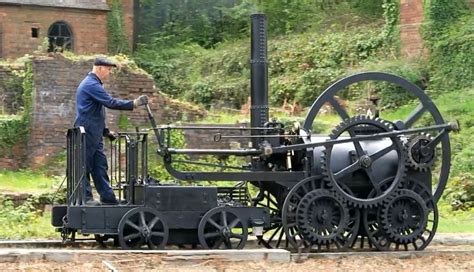 car guy  worlds  steam locomotive  built  coalbrookdale  richard