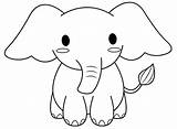 Elefante Feltro Poplembrancinhas sketch template