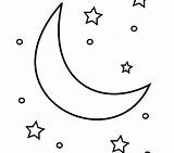 Moon Coloring Stars Sun Crescent Pages Printable Phases Star Drawing Color Shooting Kids Getcolorings Phase Print Sheets Getdrawings sketch template