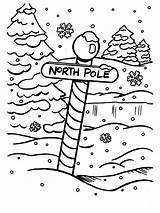 Coloring Pages Pole North Xmas Christmas Father Printable Getcolorings Color Getdrawings sketch template