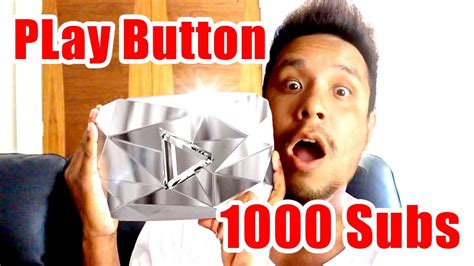 Play Button For 1000 Subscribers Rewardfor1000subs