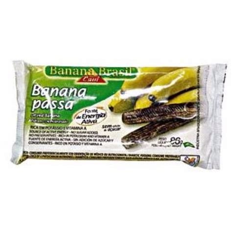 Banana Passa Brasil Pacote 86g Pão De Açúcar