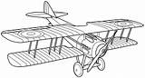 Biplane Airplane Ww1 Draw Airplanes Biplanes Artly Printablecolouringpages sketch template