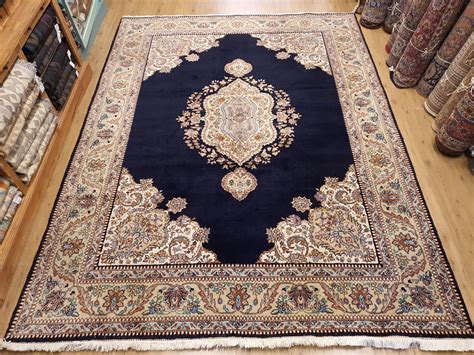 vintage handgeknoopt perzisch tapijt kirman id vintage perzische en oosterse tapijten