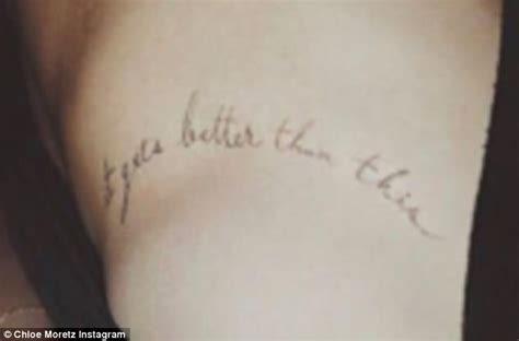 chloe grace moretz has new tattoo underneath her breast daily mail online