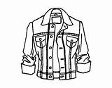 Jacket Coloring Colorear Pages Coloringcrew Winter Getcolorings Getdrawings Template sketch template