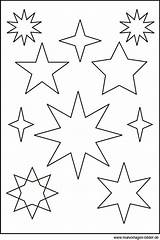 Vorlage Malvorlage Ausmalbilder Sternen Herunterladen sketch template