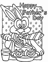 Coloring Fathers Pages Father Happy Color Treat Kids Bunny Printables Print Crayola Cards Printable Popular Books sketch template