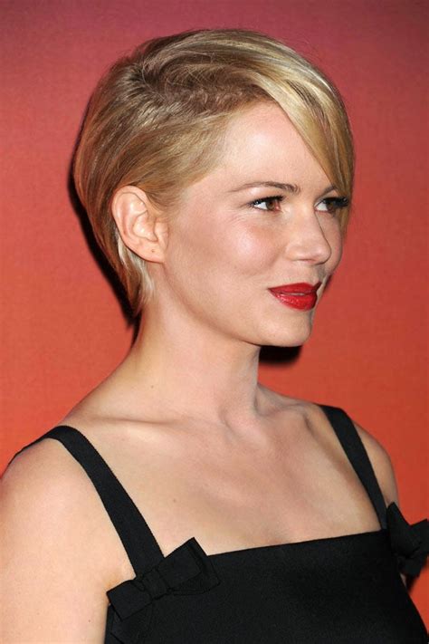 michelle williams haircut whitney gala pictures