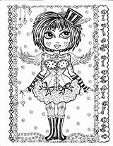Coloring Pages Gothic Etsy Goth Book Angel Angels Instant Colouring Digital Color Sold Stamp Books Adult Choose Board sketch template