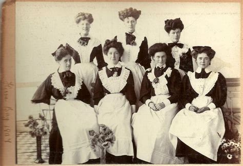 group of edwardian maids herne bay 1907 domestic service pinterest herne bay and wwi