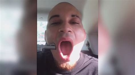 rapper kasper knight shoots himself in face for facebook live video