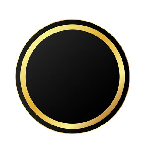 bouton rond dore  png