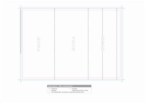 printable tent cards templates  tent card template