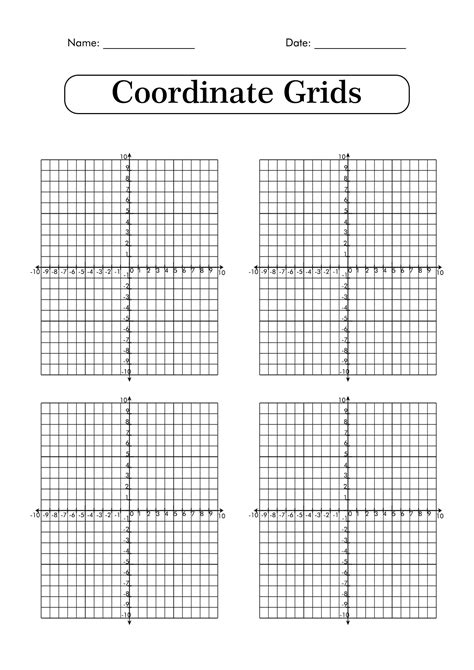 printable coordinate graphing pictures worksheets