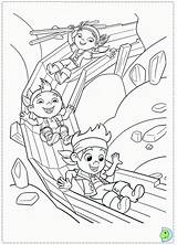 Coloring Jake Neverland Pirates Pages Jr Disney Color Print Dinokids Library Close Popular sketch template