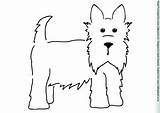 Scottie sketch template