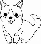 Puppy Pose Wecoloringpage sketch template