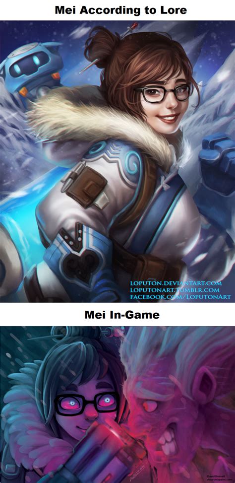 mei character vs hero overwatch know your meme