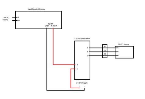 rtd pt  wire wiring diagram