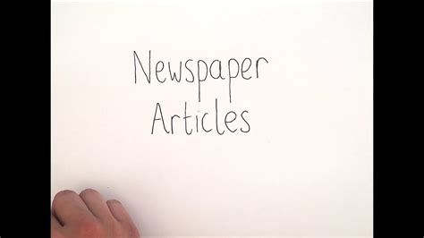 analysing newspaper articles key stage  ks english