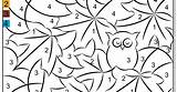Autumn Number Coloring Pages sketch template