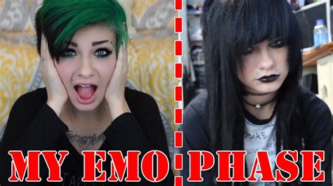 Reacting To My Emo Phase Heythereimshannon Emo Youtube Youtubers
