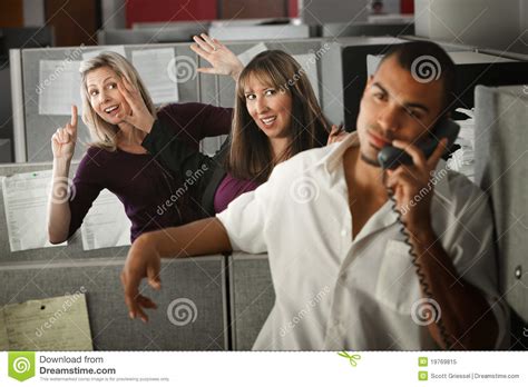 Office Women Flirting Stock Image Image Of Aged