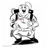 Coloring Pages Marshmallow Puft Stay Man Ghostbusters Related Posts sketch template