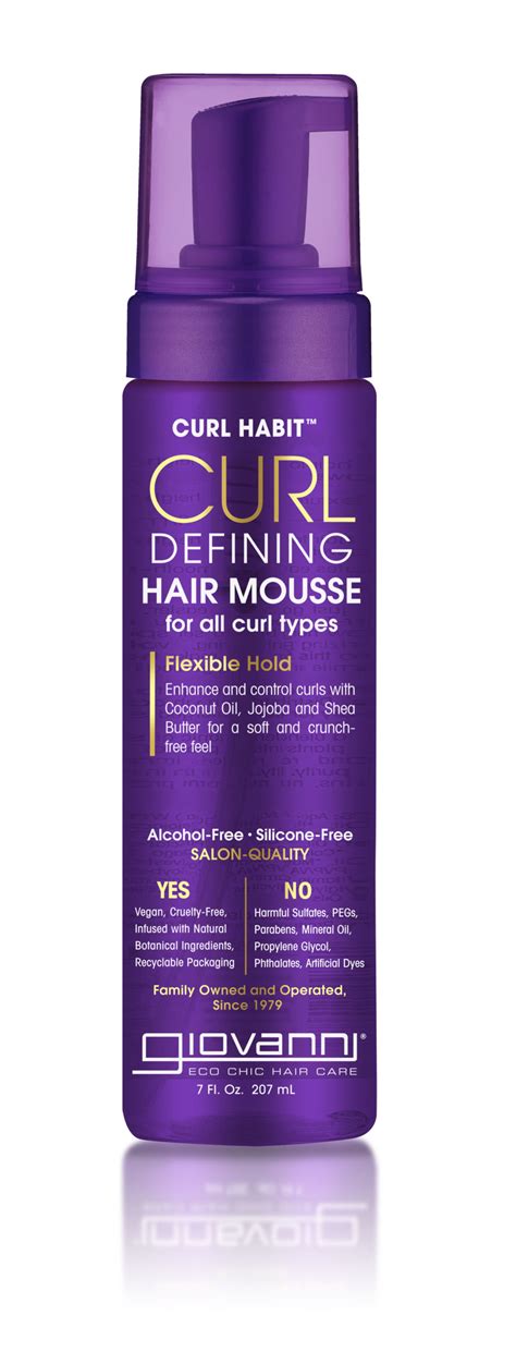 curl habit™ curl defining hair mousse enhance your unique style