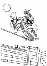 Spiderman Coloring Pages Spectacular Superhero Print Spider sketch template