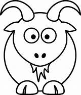 Animals Coloring Pages Cartoon Farm Animal Cute Friday May Simple sketch template