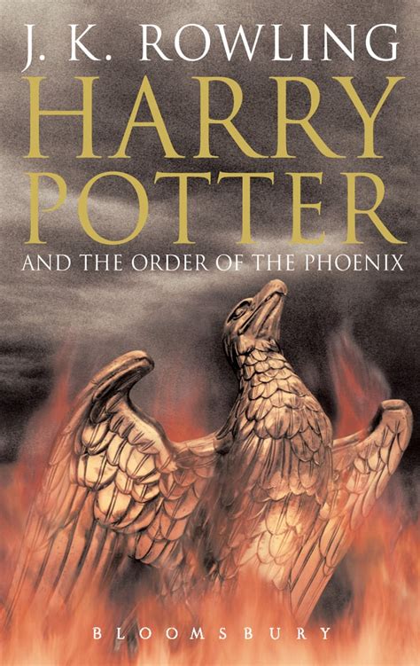 Harry Potter And The Order Of The Phoenix Uk Adult Harry Potter Book