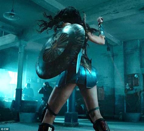 first look of gal gadot as wonder woman shown in dawn of justice on the
